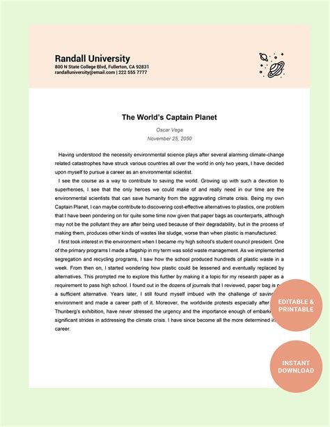 Self introduction example for scholarship