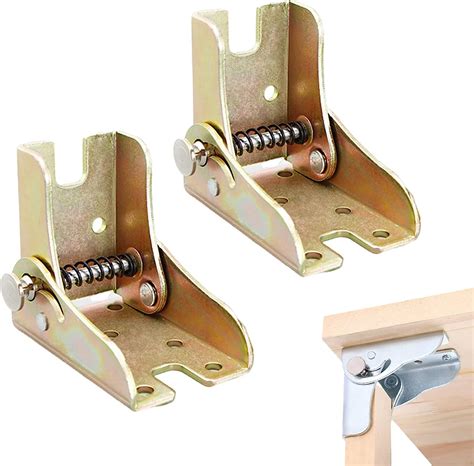Self locking folding hinge.  Material & Design: Made of sturdy, rust-resistant metal, it is ...
