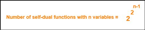 Self-Dual Functions Dual Of Boolean Expression - Gate Vidyalay