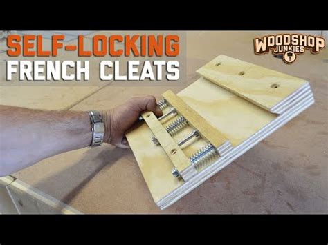 Self-Locking French Cleat Mount - How To - YouTube