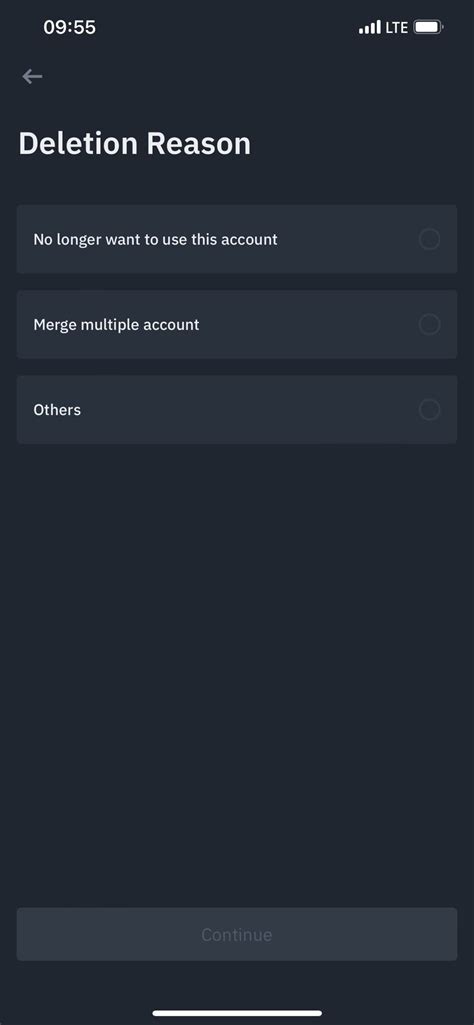 Self-Serve Account Deletion – Binance.US