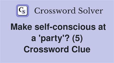 Self-consciously timid - Crossword Clue and Answer