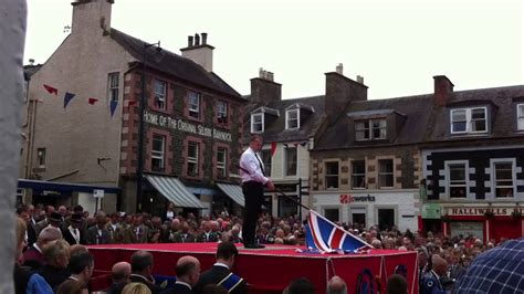 Selkirk Common Riding 2024. A casting tribute from Souters ... - YouTube