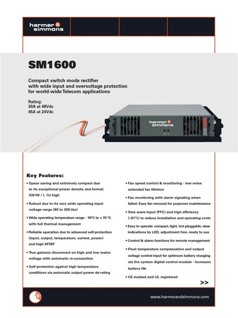 Sell: Rectifier SM1600 Simmons Harmer SWATECH ELECTRICA