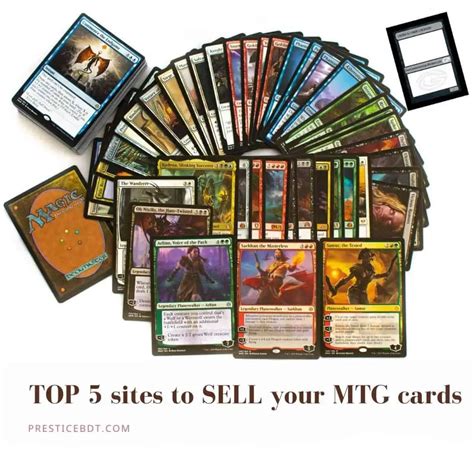Sell mtg cards. Here are six steps to follow when selling your Magic cards: 1. Evaluate your collection. Take stock of your collection and identify the cards you want to sell. Determine the condition and rarity ... 