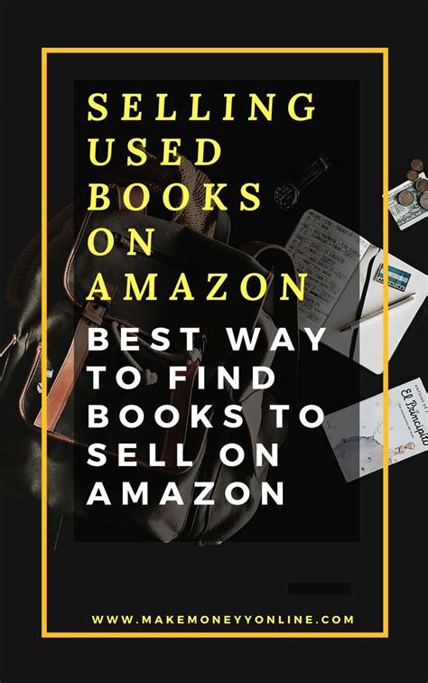Sell used books on amazon. Selling books on Amazon is just like selling toys on Amazon or selling electronics on Amazon in one important way – it is a numbers game. You have to scan A LOT of items to find books or clothing or toys that will be profitable to sell and not a waste of money. If you scanned 10 books and found 1 sellable one that would be lucky. 