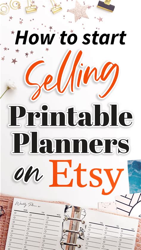Selling Printables on Etsy How to start Planify Pro