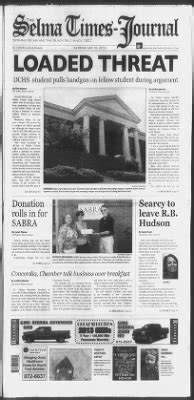 Selma times journal archives.  Explore headlines across genres, regions...