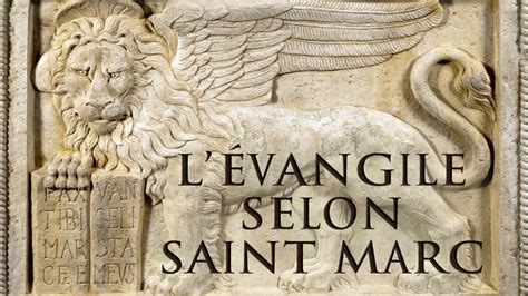 Selon saint Marc
