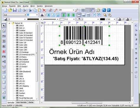 Sembol Etiket Barkod ve Etiket Programı Download.