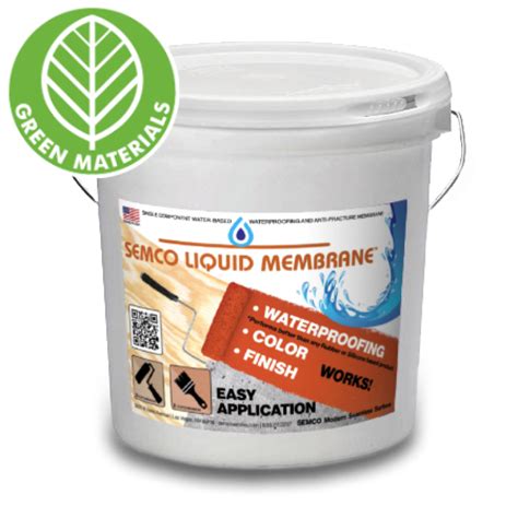 Semco liquid membrane. SEMCO Liquid Membrane is a single component waterproofing and anti-fracture membrane for various substrates. It is applied by airless sprayer or roller and … 
