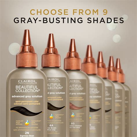 Semi permanent hair color for gray hair. Excellence Creme Cool Supreme Permanent Gray Coverage Hair Color. Cool Supreme Permanent Gray Coverage Hair Color. Write a review. 100 percent gray coverage, even on stubborn grays. Triple protection Color with anti-brass technology protects during and after coloring for up to eight weeks. New gentle shampoo smooths the hair. $10.99. Buy online. 