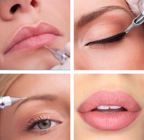 Semi permanent makeup. Nanoblading is a semi-permanent cosmetic tattoo technique that uses a fine nano needle. It can be used to enhance the shape of your eyebrows or lips. Learn more about this procedure, including how ... 