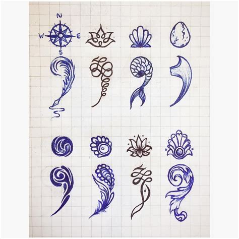 Semicolon Drawings