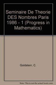 Seminaire de theorie des nombres 86/87 (progress in mathematics). - Ocp upgrade to oracle database 12c exam guide exam 1z0 060 by sam r alapati.