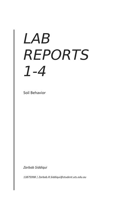 Seminar assignments - Lab reports 1 - 4 - 1 BIO January 28