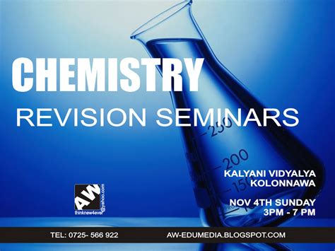 About the Seminar: We have made a lot of exciting changes to the chem