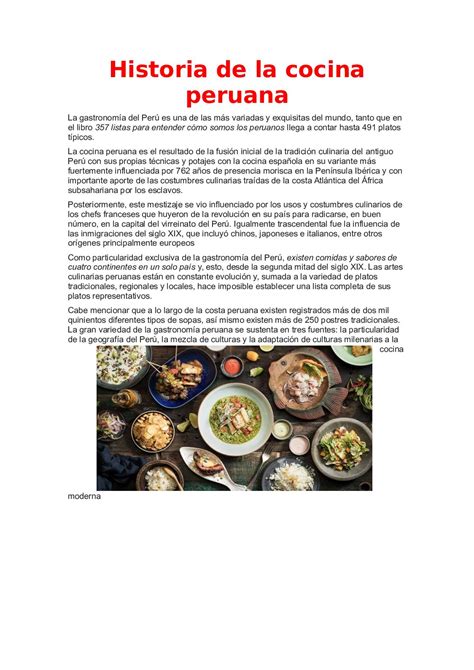 Seminario historia de la cocina peruana. - Komatsu d375a 3ad service repair workshop manual.