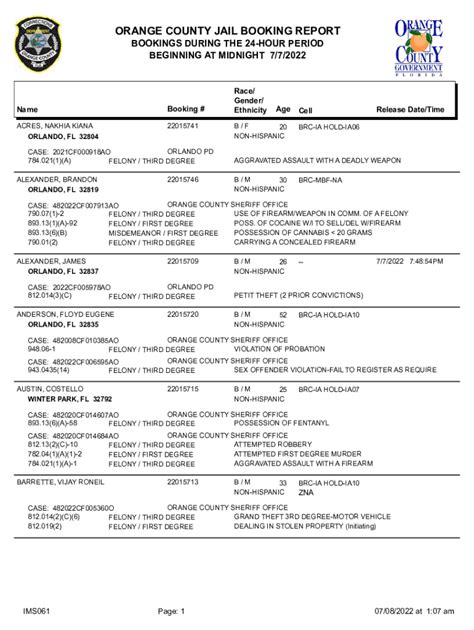 Seminole county active calls.  Reports Daily Booking Report Daily Inmate Population Dail...