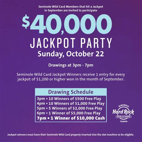 Seminole hard rock tampa wild card login. Sign Up Today. Learn More Spin to Win Wednesday, October 11 | 7:00AM - 6:59AM Casino Earn 50 Tier Credits on a slot machine and the U-SPIN icon will appear for your chance to spin and win up to $250 Bonus Free Play. Learn More Spin to Win Saturday, October 14 | 7:00AM - 6:59AM Casino 