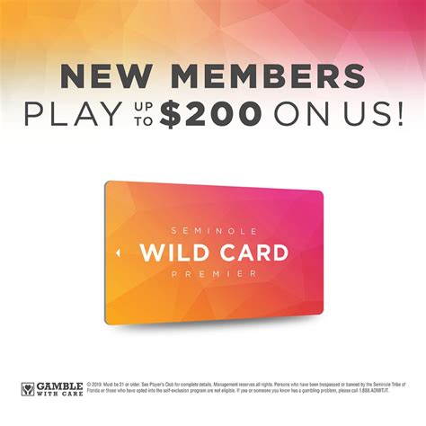 Seminole wild card login hollywood. Waive credit card advance fees: Convert Unity Points to Free Play 7 days/week : 200 : $1: 200 : $1 : 3 nights with resort credit at Hard Rock Hollywood or Tampa- valid Sunday-Thursday : 3 nights with resort credit at Hard Rock Hollywood or Tampa- valid 7 days/week : ROCKTANE: Unity Points redemption for gas: 200:$1: 100:$1: 100:$1: 100:$1 