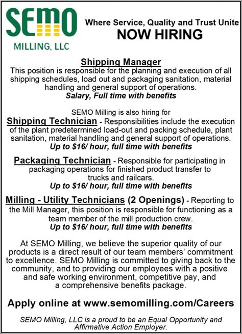 SEMO JOB SEARCH. Home; Contact; Citiies A-D. Cities E-K. Cities L-O Cities P-S. Cities T-Z; Below is an imbed of the Schaefer's Career Opportunities website. You can search jobs, apply online, and send your information all through their website below. If you prefer, you can click to visit .... 
