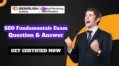 Semrush seo fundamentals exam answers. Conclusion. SEMrush is a powerful online marketing tool that can greatly benefit your business by providing valuable insights and data to improve your SEO and digital marketing strategies. By taking the SEMrush certification exams and using the latest exam answers provided in this comprehensive guide, you can demonstrate your expertise in using ... 