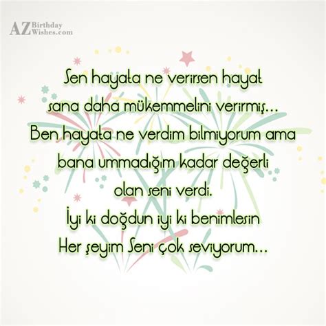Sen hayata ne verirsen sana daha mükemmelini verirmişş ben .