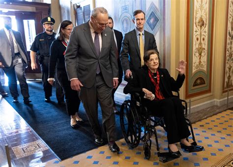 Sen. Dianne Feinstein returns to Washington D.C. after prolonged absence