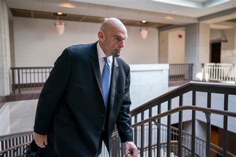 Sen. Fetterman discharged from Walter Reed