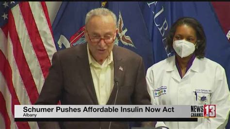 Sen. Schumer in WNY to discuss plan to reduce insulin costs