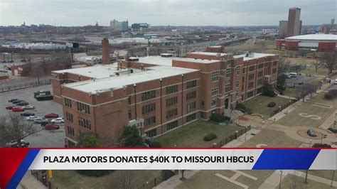 Senator Karla May and Plaza Motors donating $40K to Missouri HBCUs