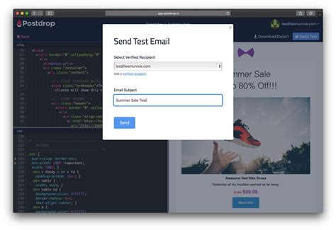 Send Test HTML Emails to Your Inbox With Our Email Template Manager