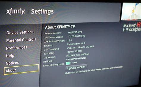 For any one who stumbles upon it with a similar problem, Xfinity offered no fix other than to try sending a signal and then send a tech out when that didn't work. Not going to waste time with that so I just did a factory reset of the box (press 15 sec rewind button x 2, My DVR x3, LIVE x2) and it was back up and running a minute later (with an .... 