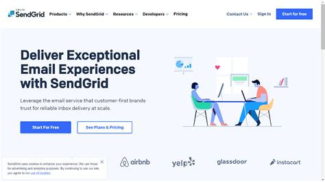 Sendgrid net. Industry-Leading Live Customer Support available for free via phone or online chat weekdays 6am-6pm (Pacific Time) with critical incident support available 24×7, 365 days a year. SendGrid scales with you. When you’re ready to send more email, you can upgrade your account and only pay for what you need. See our flexible pricing. 