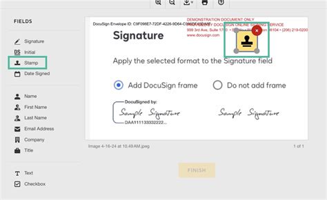Sending and Signing with eHanko
