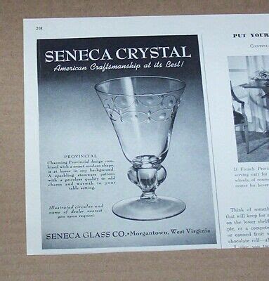 Seneca Glass In Morgantown Elegant Glassware - eBay