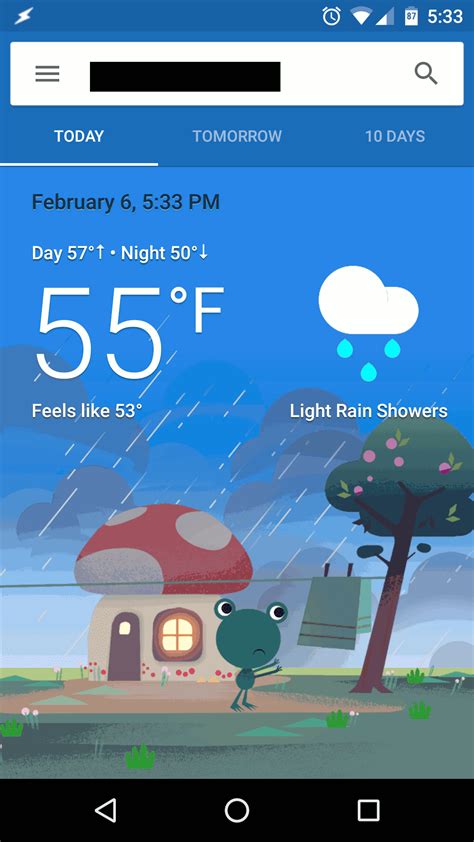 Senexis/Google-Weather-Frog - Github