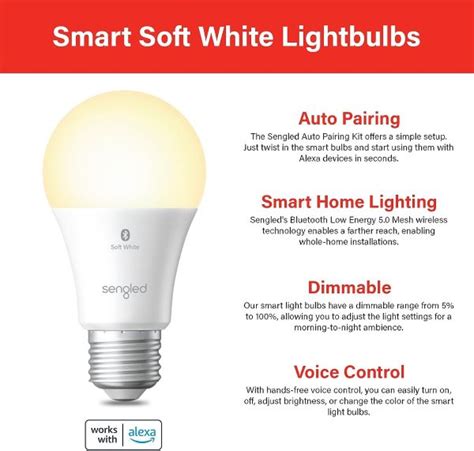 Sengled light bulb reset. Jul 3, 2019 · The Sengled Smart Wi-Fi LED is a dimmable A19 bulb with an E26 base that can be used with any standard lamp socket. It measures 2.3 inches in diameter, 4.2 inches long, and has a maximum output of ... 