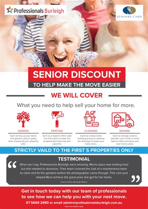 Senior Discounts: discount and eligibility - ReverCare