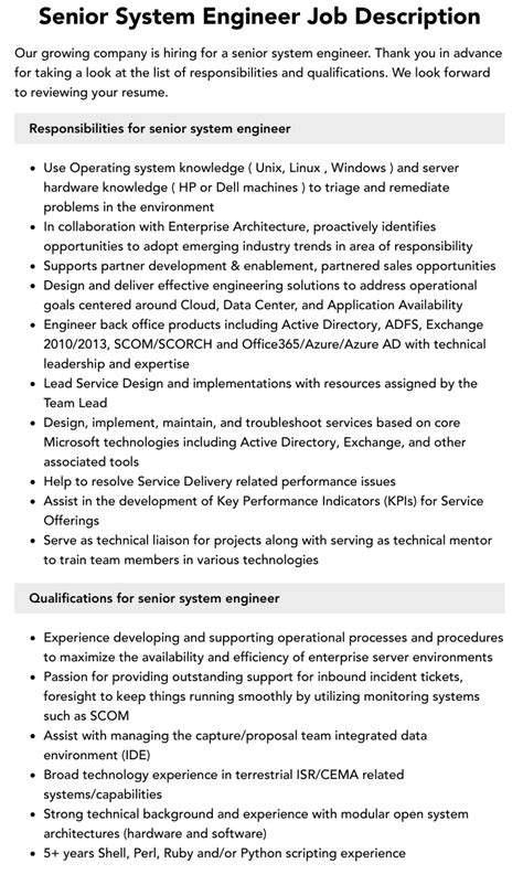 Senior System Engineer Job Cheselbourne England UK,Engineering