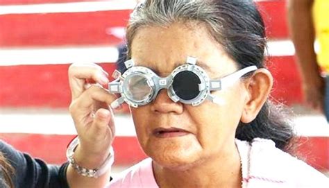 Senior citizens receive free eye care in Taguig, Philippines