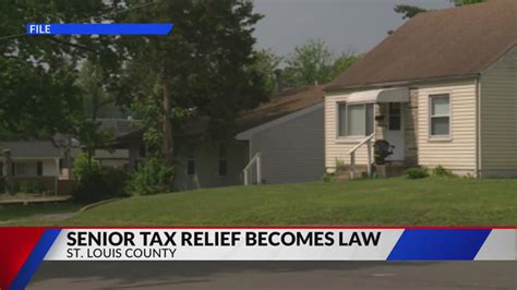 Senior tax relief becomes law in St. Louis County