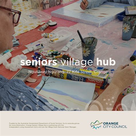 Seniors Village Hub – Golden Gamer / Crafters – Orange Regional …