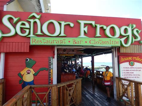 Senor frogs near me. What hotels, hostels and apartments are located near Senor Frogs, The Bahamas? There is a list of nearest hotels: Towne Hotel is a two stars hotel located at 40 George Street, Downtown, in 159 meters south. British Colonial Hilton Nassau is a four stars hotel located at Number One Bay Street, in 168 meters southwest. 