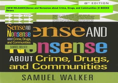 Sense and nonsense about crime drugs and communities study guide. - Handbook of parallel computing and statistics statistics a series of textbooks and monographs.