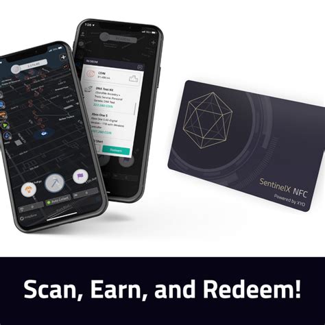 SentinelX Sharing lets you do things like boost other people's rewards by 10% by using this device. As the device can be worn as a keychain, it can be used at work and while traveling for leisure. SentinelX NFC: Boost temporary Coin rewards with this NFC card. Waterproof and battery-free, this is perfect for storing in your wallet.. 