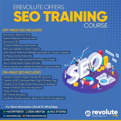 Seo training course. This post is also available in: Melayu SEO Training Course Overview. A search engine optimization (SEO) training course for Malaysia, upskills a marketer to be skilled in target marketing using digital tools and internet and web technologies.The skilled Malaysia SEO marketer will know how to use search marketing to do prospecting effectively to reach … 