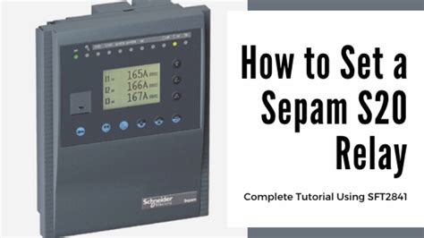 Sepam Relay Setting Guide