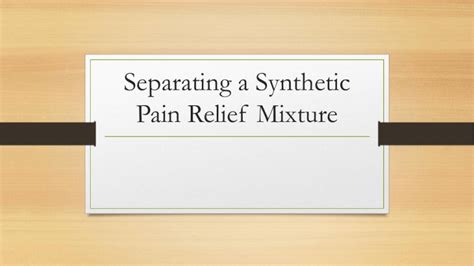 Separating a synthetic pain relief mixture teacher s guide. - Nouvelle présentation de la doctrine de la science (1797-1798).